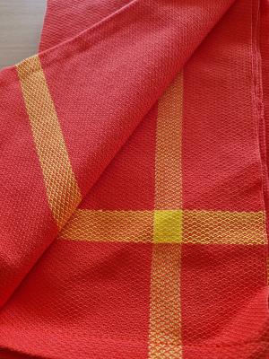 Dishtowels orange/petrol